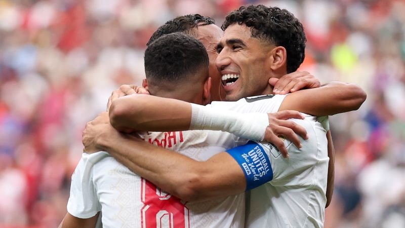Мароккогийн шигшээ баг Канадыг 3-0 харьцаагаар хожиж, Дэлхийн аваргын шөвгийн наймд шалгарлаа