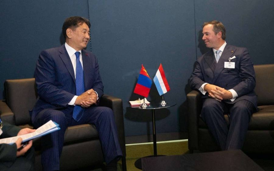 Ерөнхийлөгч У.Хүрэлсүх Люксембургийн Их Гүнтэй уулзлаа